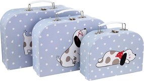 Kartónový kufrík so psíkom - malý