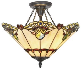 Tiffany stropné svietidlo GOLD Ø40