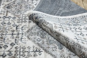 Koberec OHIO Z431A ramka, ornament - krém / sivý