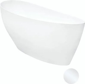 Besco Voľne stojaca vaňa z liateho mramoru Keya Matt 165x70 BESCO-Typ výpuste: Click-Clack štandard, chróm, BESCO-Rozmery: 163,5x70,5, BESCO-Farba: B…