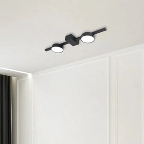 LED Stropné svietidlo JOY 2xGX53/6W/230V čierna