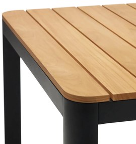 Záhradný stôl noba 160 x 90 cm čierny MUZZA