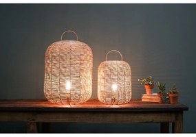 Stolová prútená lampa Nkuku Noko, výška 65 cm