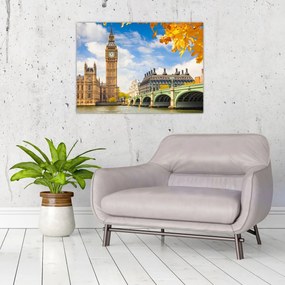 Sklenený obraz - Big Ben, Londýn (70x50 cm)