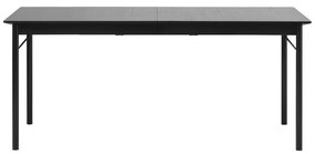 Čierny jedálenský stôl 95x180 cm Savona – Unique Furniture