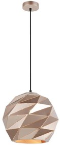 ITALUX PND-2424-1L-GD -Luster na lanku PALERMO 1xE27/40W/230V pr. 32 cm rose gold