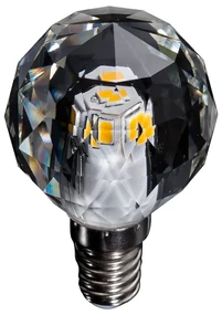 Dekoračná LED žiarovka E14 neutrálna 4000k 3w 330 lm crystal