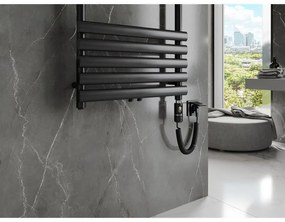 Mexen Jowisz, elektrické vykurovacie teleso 1200 x 600 mm, 600 W, čierna, W107-1200-600-2600-70