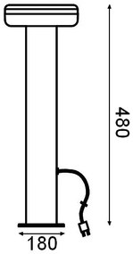 Ledvance - LED Vonkajšia lampa MARI LED/4W/12V IP44