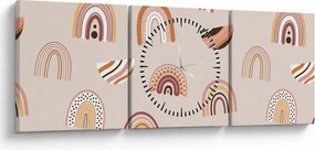 Obraz - Dream creations N⁰1 (s hodinami) (90x30 cm)