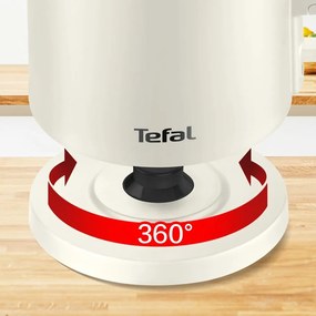 Krémová rýchlovarná kanvica 1,5 l Thermo Protect KO140AE0 – Tefal