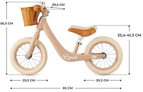 KINDERKRAFT SELECT - Odrážadlo RAPID2 ružová