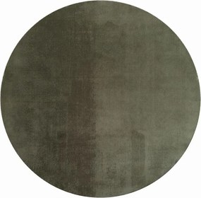 Ayyildiz, Kusový koberec Joy 1400 green kruh, 80x80 (priemer) kruh, zelená, chodba / predsieň