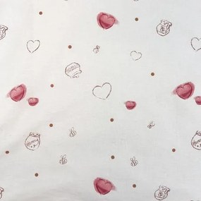 Jerry Fabrics Obliečky do postieľky 100x135 + 40x60 cm - Medvedík Pú "Birthday party"