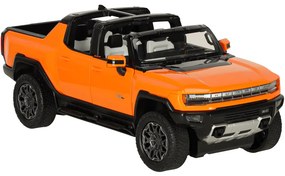 KIK Rastar 93000 Hummer EV RC auto na diaľkové ovládanie, 1:16, oranžové