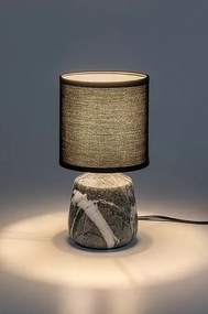 Rabalux 74066 stolná lampa Nalisa, valcovitá, čierna