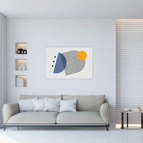 Obraz - Minimalistická abstrakcia N⁰2 (90x60 cm)