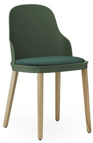 Stolička Allez Chair Canvas – zelená/dub