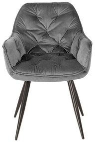 DIZAJNOVÁ STOLIČKA DIANE ZAMAT SIVÁ