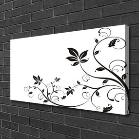 Obraz Canvas Abstrakcie rastliny listy 140x70 cm