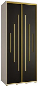 Skriňa 45 Canaris 12 100 biela/čierna/gold