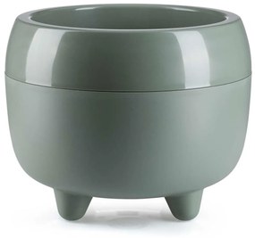 PLASTOVÝ KVETINÁČ BOTANICA 30X24 CM ZELENÁ