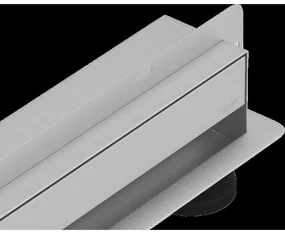 Mexen Flat Wall odtokový žľab nástenný 2 v 1 120 cm, chrómová - 1030120