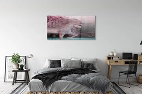 Obraz plexi Unicorn stromy jazero 125x50 cm