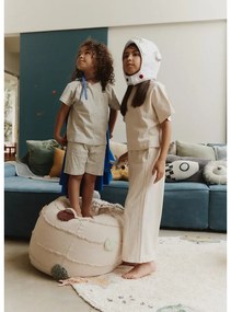 Krémovobiely detský sedací vak Solar System – Lorena Canals