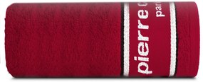 BAVLNENÝ UTERÁK PIERRE CARDIN KARL 50X90 CM ČERVENÁ