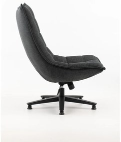 Tmavosivé kreslo Cave – Marckeric