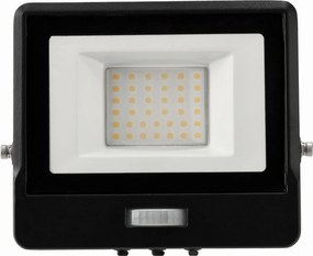 BERGE LED reflektor MASTER - 30W - IP65 - PIR - neutrálna biela