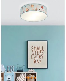 Eglo 97575 - Detské stropné svietidlo RUFFO 2xE27/40W/230V