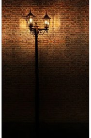 Vonkajšia lampa 3xE27/20W/230V IP43 2,58 m čierna