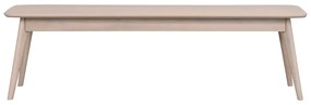 Prírodná lavica z dubového dreva Rowico Yumi
