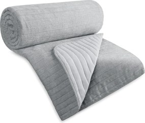 PREHOZ NA POSTEĽ GLORI 220X240 CM STRIEBORNÝ