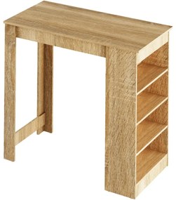 Barový stôl, dub sonoma, 117x57 cm, AUSTEN