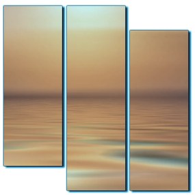 Obraz na plátne - Pokojné more pri západe slnka - štvorec 3280FD (75x75 cm)