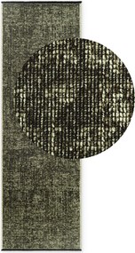 ELLE Decoration, Behúň Brilliance Prisma 106313 Green z kolekcie Elle, 80x250, zelená, obývacia izba