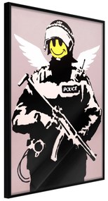 Artgeist Plagát - Policeman [Poster] Veľkosť: 20x30, Verzia: Čierny rám