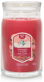 Yankee Candle Vonná sviečka veľká Signature Santa On Skis, 567 g, L