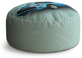 Sablio Taburet Circle Mini sedan Zelené pozadie: 40x50 cm