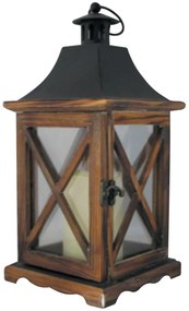 Lampáš MagicHome LW8834, LED, 3 x AAA, drevo (16 x 16 x 35 cm,)