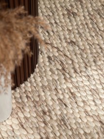 ELLE Decoration, Kusový koberec Lyon Beans 106316 Natural Cream Brown kruh z kolekcie Elle, 200x200 (priemer) kruh, hnedá, obývacia izba