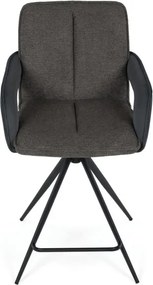 Barová stolička otočná 180° AUB-F1146 GREY2 sivá