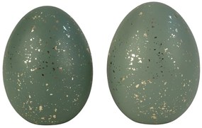Keramické vajíčko GOLD FLECKS 14 cm zelené - viac variantov