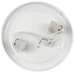 BERGE Prisadený LED stropný panel 2x E27 pre okrúhlu žiarovku