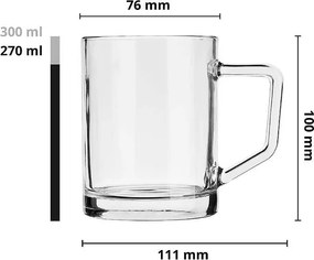 Glasmark Hrnčeky Nico 300 ml 6 ks