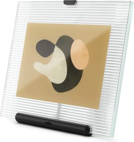 Čierny sklenený stojací rámček 16x20 cm Flute – Umbra