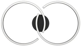 Eglo 900955-LED RGBW Stmievateľné stropné svietidlo AMANDOLO 19,5W/230V čierna + DO